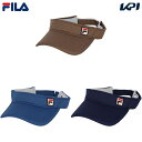 フィラ FILA テニスキャップ・バイザー レディース サンバイザー EL0287 9月上旬発売予定※予約