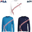 フィラ FILA テニスウェア メンズ ロングスリーブシャツ VM5708 2024FW