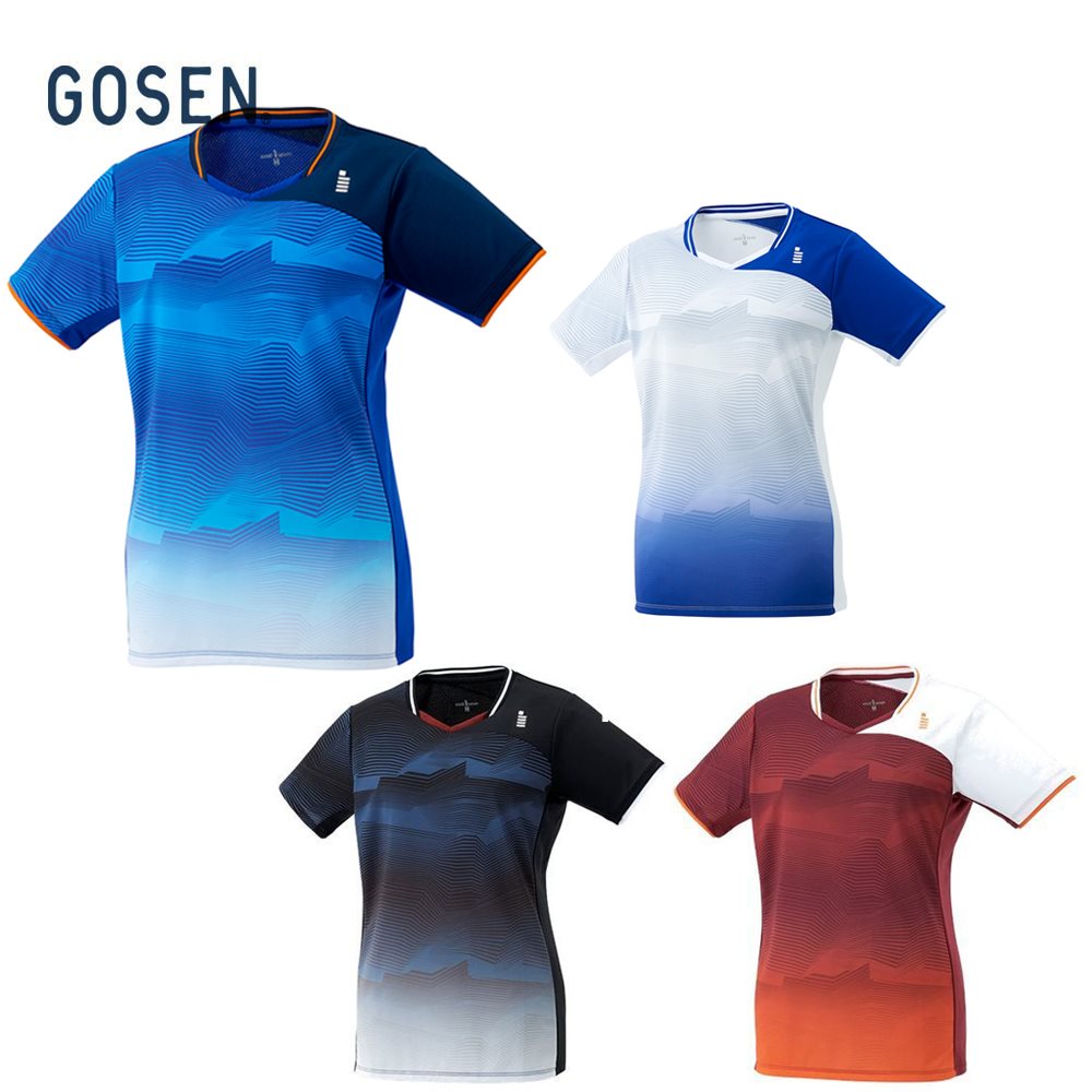 ゴーセン GOSEN テニスウェア レディース レディースゲームシャツ T2147 2021FW 1