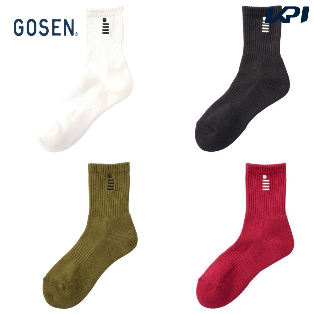 ゴーセン GOSEN テニスアクセサリー ユニセックス ミドルソックス 22-25cm F2601