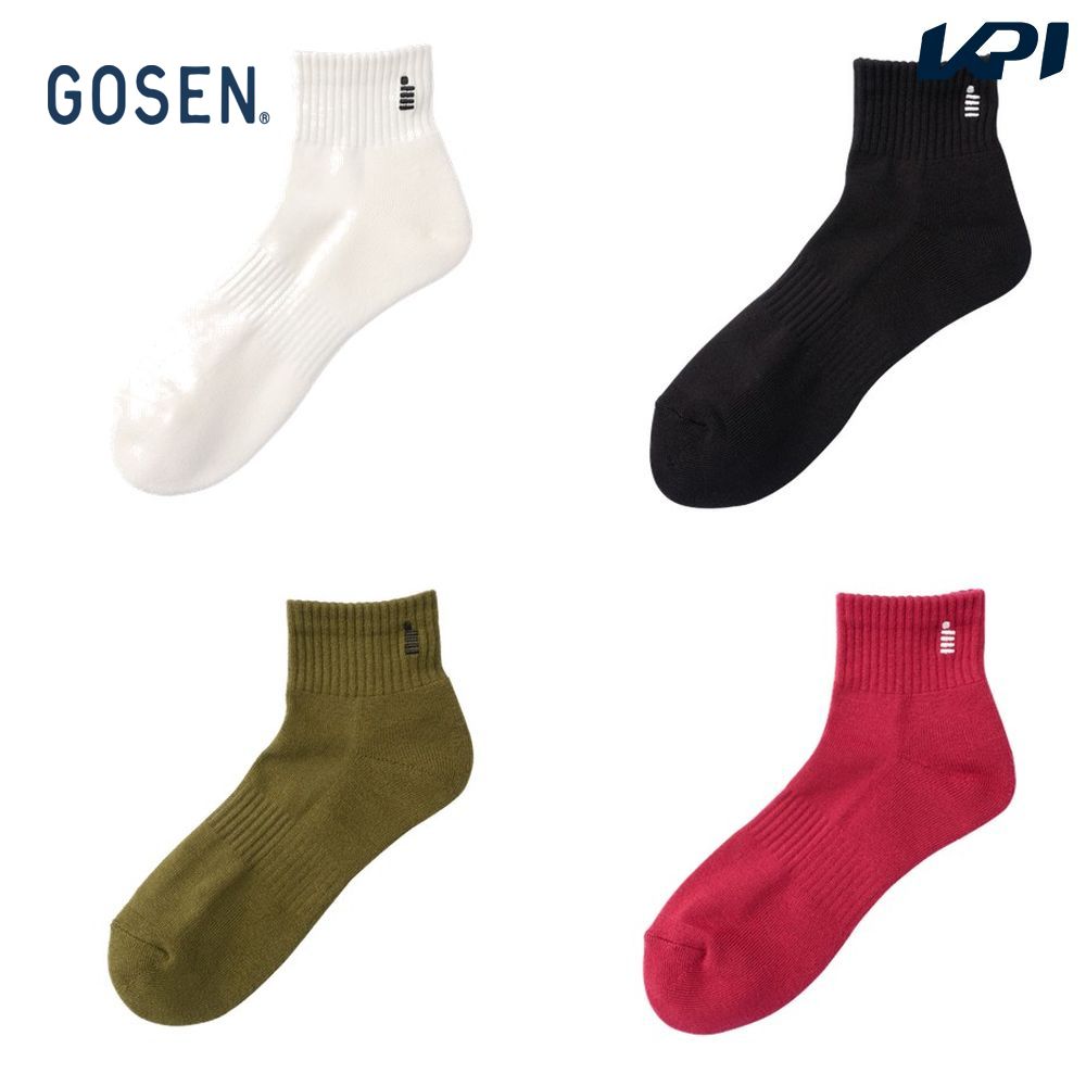 ゴーセン GOSEN テニスアクセサリー ユニセックス ショートソックス 25-28cm F2602