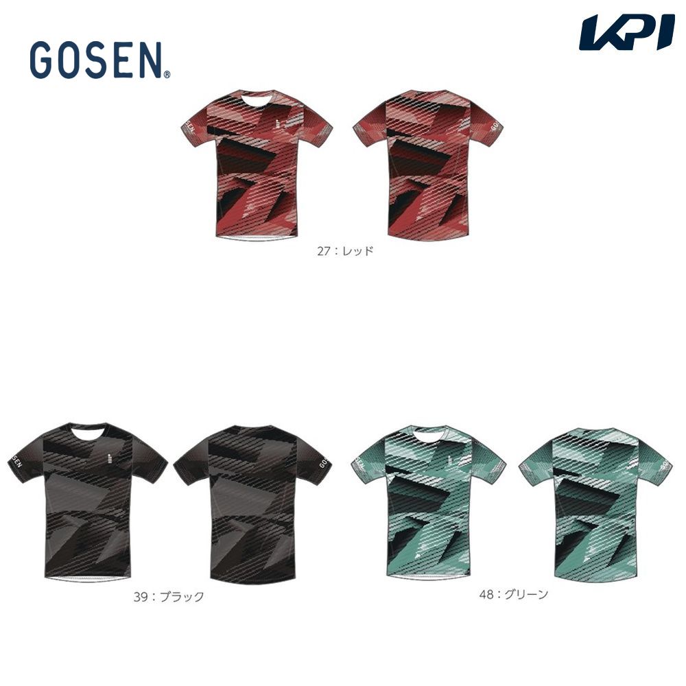 ゴーセン GOSEN テニスウェア ユニセックス 2023秋企画 昇華Tシャツ JPT33 2023FW