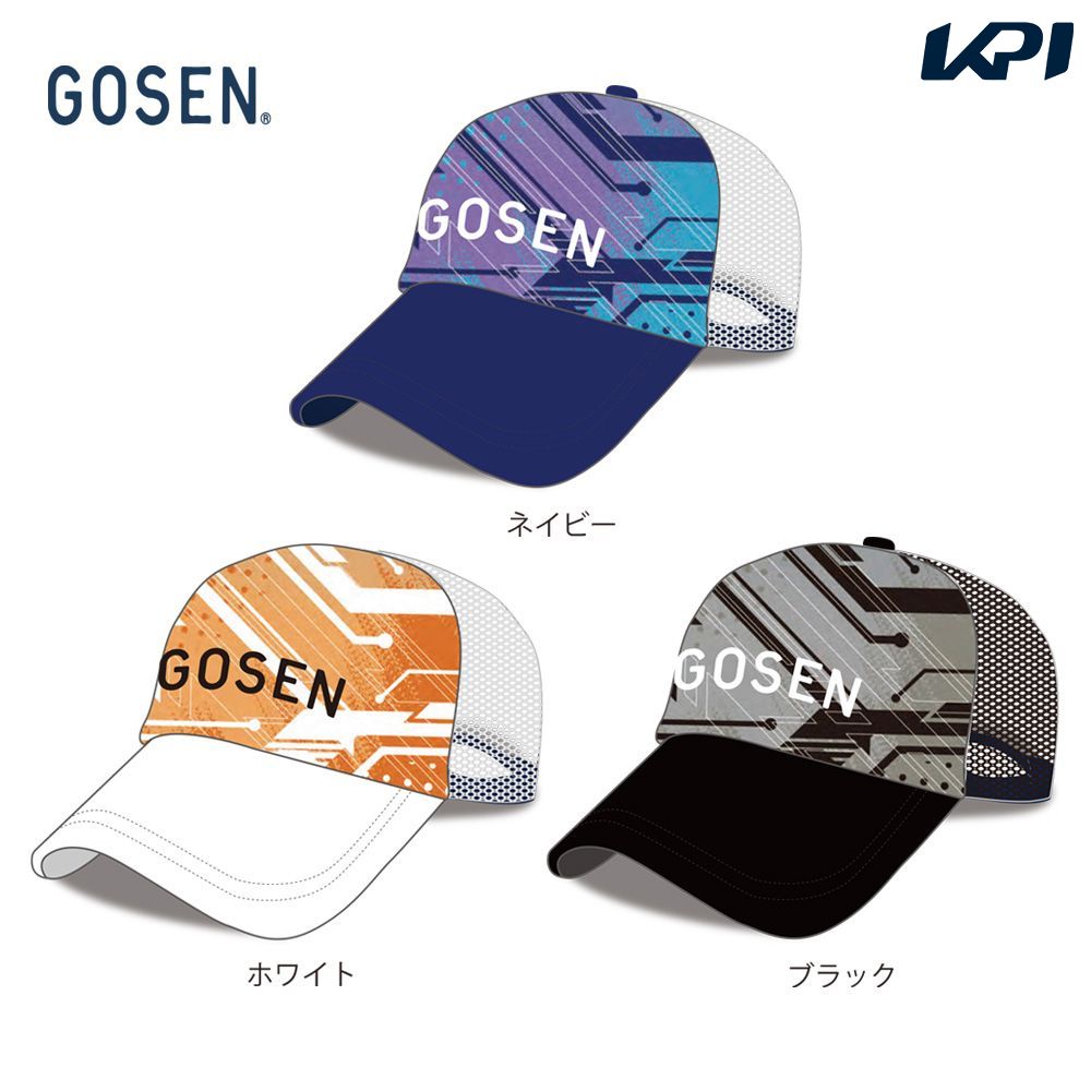乐天商城 - ゴーセン GOSEN テニスキャップ・バイザー ユニセックス 2026秋企画 ロゴキャップ A C26A06 10月下旬発売予定※予約