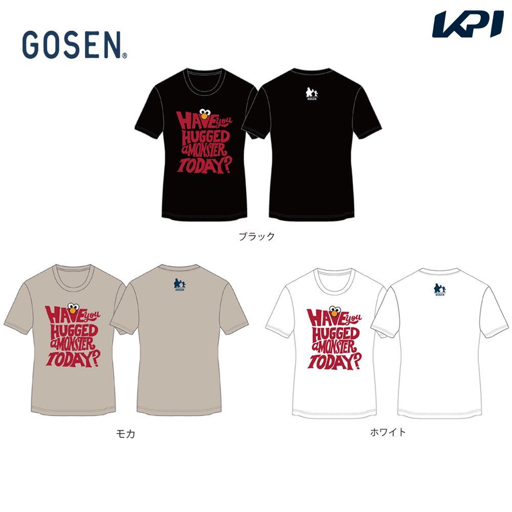 乐天商城 - ゴーセン GOSEN テニスウェア ユニセックス 2026秋企画 プラクティスシャツ C セサミストリート LSS03 2026FW 10月下旬発売予定※予約