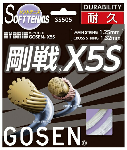 GOSEN（ゴーセン）「剛戦X5S」ss505ソ