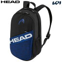 wbh HEAD ejXobOEP[X Team Backpack 21L BLBK `[ obNpbN 21bg 262344