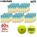 ヘッド HEAD テニスボール 「KPIオリジナルモデル」HEAD PRO(ヘッドプロ)4球入り5箱(60缶/240球) 577124 【KPI限定】 『即日出...