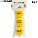 ヘッド HEAD テニスボール T.I.P. RED 3球ボール缶 578363(4)