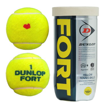 「あす楽対応」「KPIオリジナルモデル」DUNLOP（ダンロップ）「FORT（フォート）[2個入]1箱（30缶/60球）」テニスボール 『即日出荷』