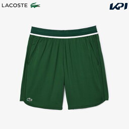 ラコステ LACOSTE テニスウェア メンズ 『ダニール・メドベージェフ』バスケインスパイアテニスショーツ GH7403-99-132 2024SS 4月中旬発売予定※予約