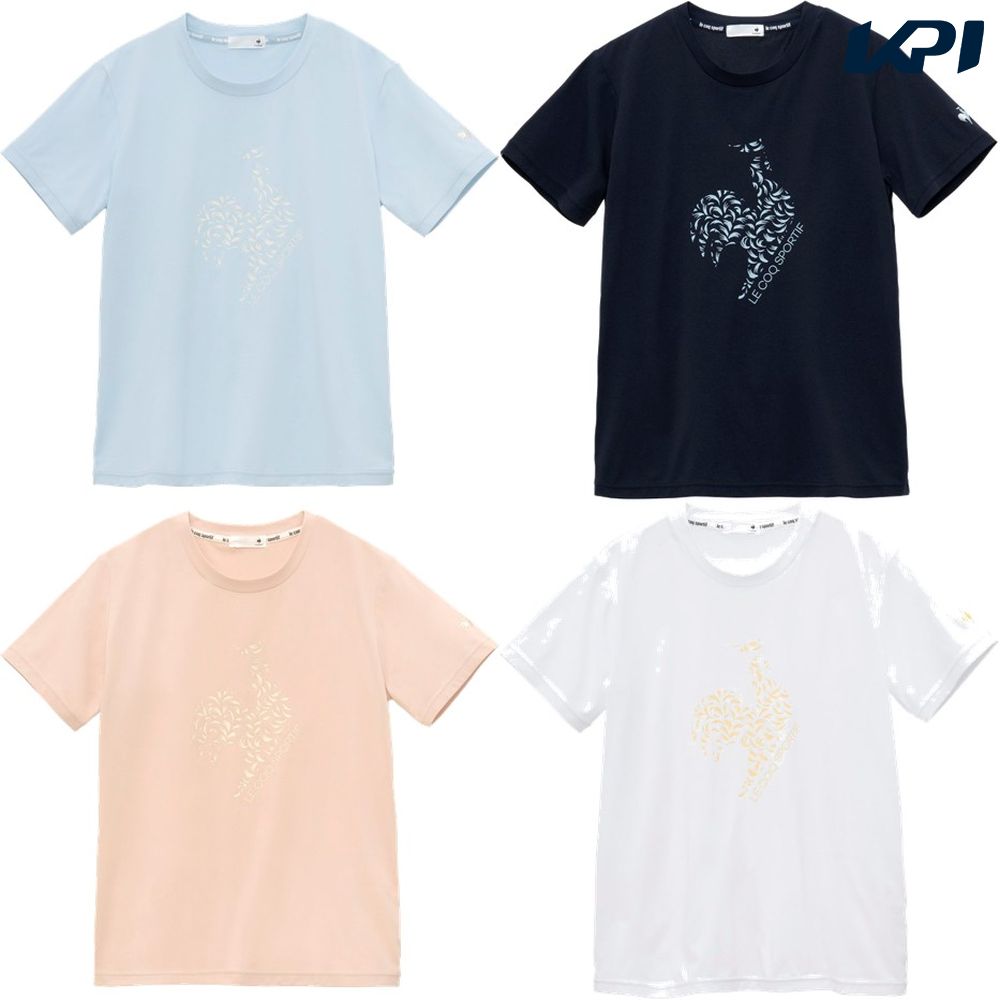 ルコック le coq sportif フィットネスウェア レディース サンスクリーン半袖Tシャツ LT5SHT07L 2025SS