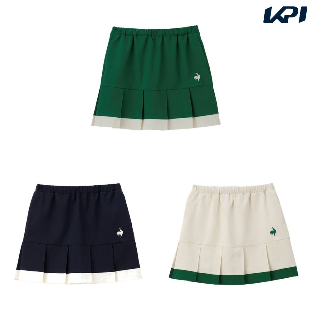 ルコック le coq sportif 健康・ボディケアウェア レディース LCS プリューム リブクロス スコート LT4FSK40L 2024FW