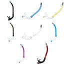 ReefTourer 水泳アクセサリー エラストマー大人用排水弁付スノーケル RSP230