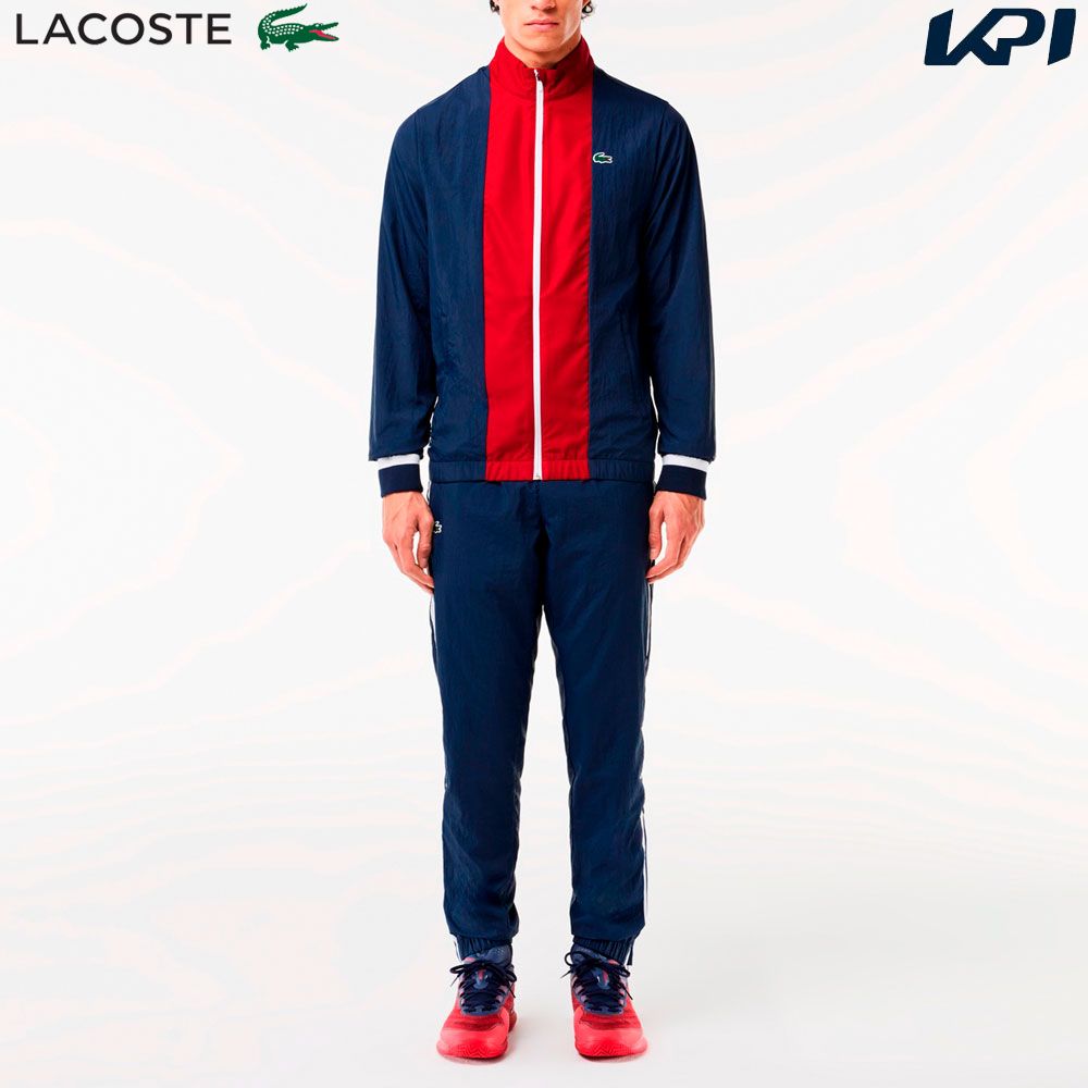 「あす楽対応」ラコステ LACOSTE テニスウェア メンズ 『ダニール・メドベージェフ』バイカラートラックスーツ WH7581-99-IRZ 2024SS 『即日出荷』