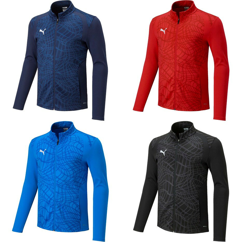 PUMANavy(06) PUMARed(01) ElectroRoyal(02) PUMABlack(03) メーカー希望小売価格はメーカーカタログに基づいて掲載しています。 「TEAMFINAL TR ジャケット」は、フルジップ仕様で着脱がスムーズな高機能トレーニングウェア。しなやかなインターロック素材を採用し、優れた伸縮性と快適なフィット感を実現。プロフェッショナルな動きをサポートする一着です。 商品説明 素材・材質：本体/ポリエステル90%ポリウレタン10%原産国：- プーマ PUMA サッカー ウェア サッカーウェア TEAMFINAL TR ジャケット 2026 2026新製品
