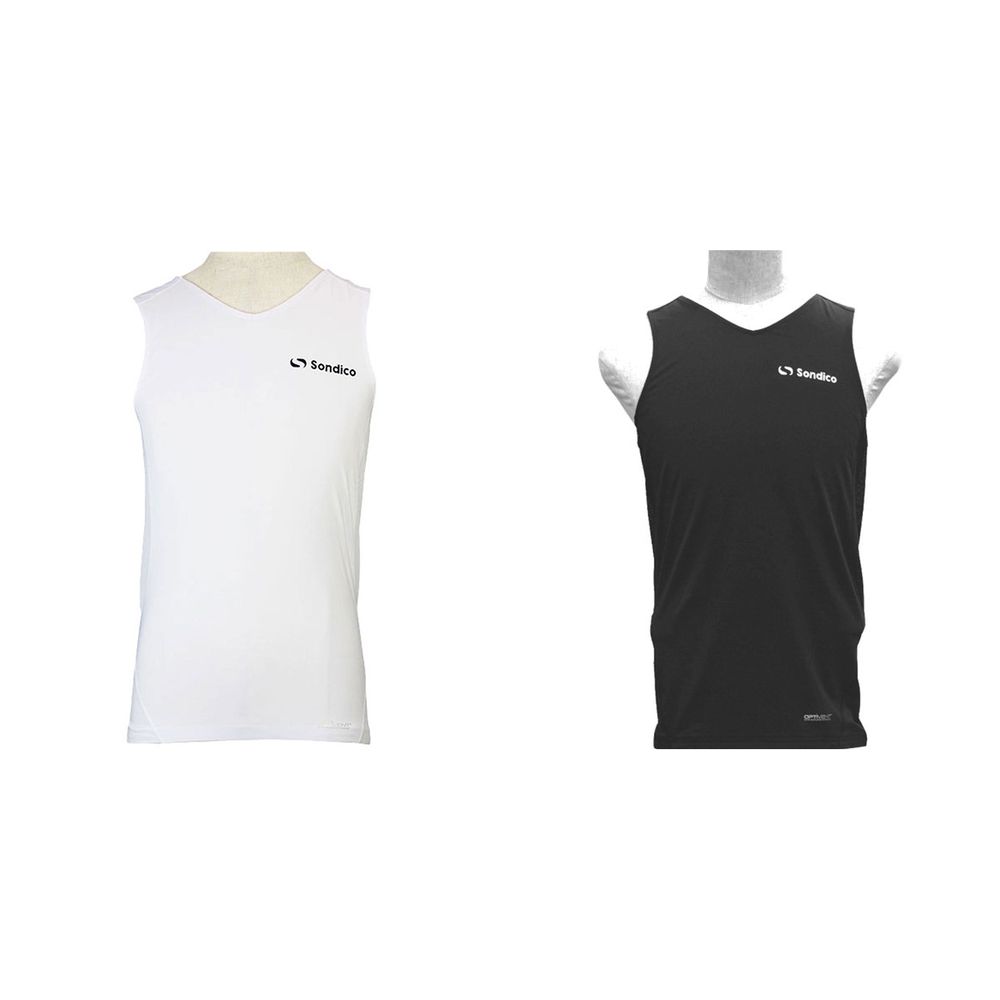 WHT(01) BLK(03) メーカー希望小売価格はメーカーカタログに基づいて掲載しています。 ソンディコ、メンズ用スリーブレスインナーシャツ。 サッカー ウェア サッカーウェア ノースリーブインナー 2022SS ソンディコ Sondico