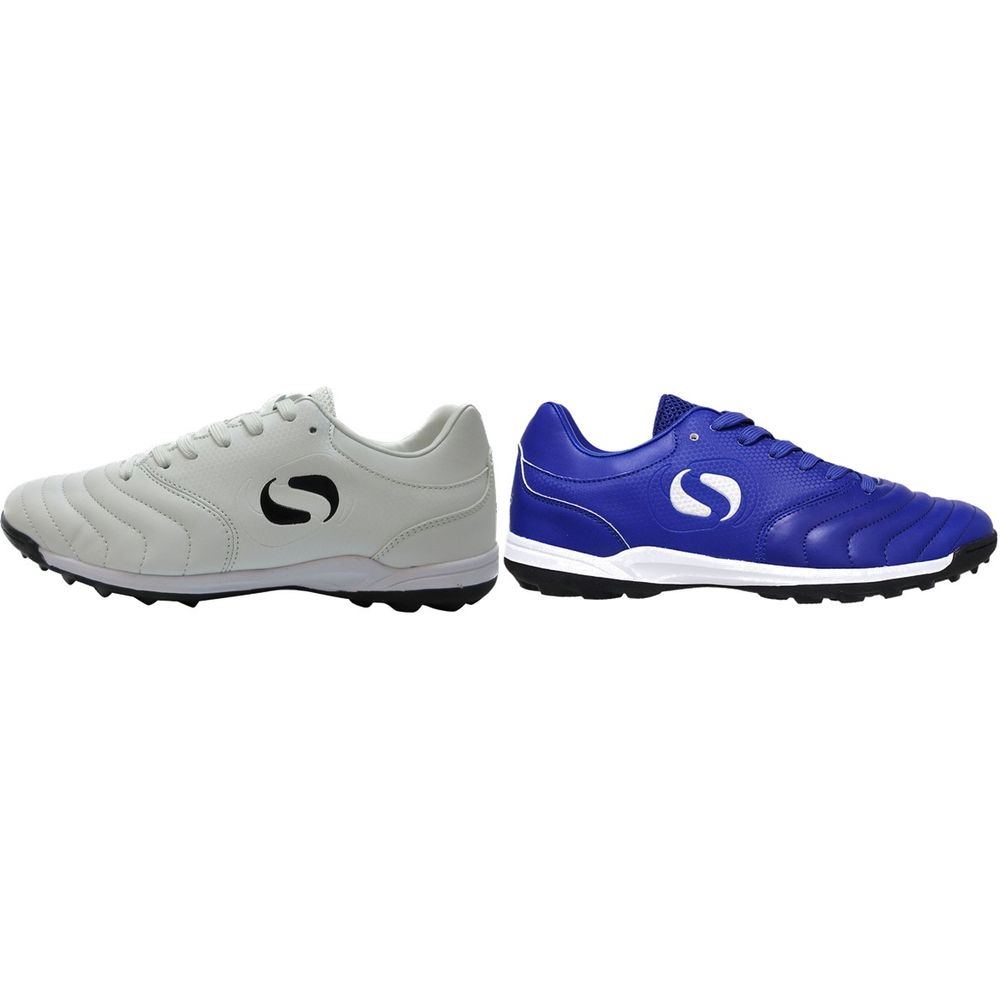 WHT(01) BLU(21) メーカー希望小売価格はメーカーカタログに基づいて掲載しています。 イギリスの伝統あるサッカー専門ブランド、ソンディゴのエントリーターフトレーニングシューズ。「原点」を意味する「ORIGIN」を冠した日本独自企画モデル。アッパーはソフトな人工皮革を採用。履き口フォームに高摩擦ラバーを使用し、優れた履き心地を実現。人工芝・ターフコート対応。 商品説明 素材・材質：アッパー/人工皮革、インソール/EVA、アウトソール/ゴム底機能：シュータンメッシュ素材通気性に優れている、軽量原産国：中国仕様：対応グラウンド:人工芝・ターフコート特徴：足幅:ワイド質量：約350g(27.0cm片足) サッカー シューズ サッカーシューズ ORIGIN TF ターフコート用 WIDE ソンディコ Sondico