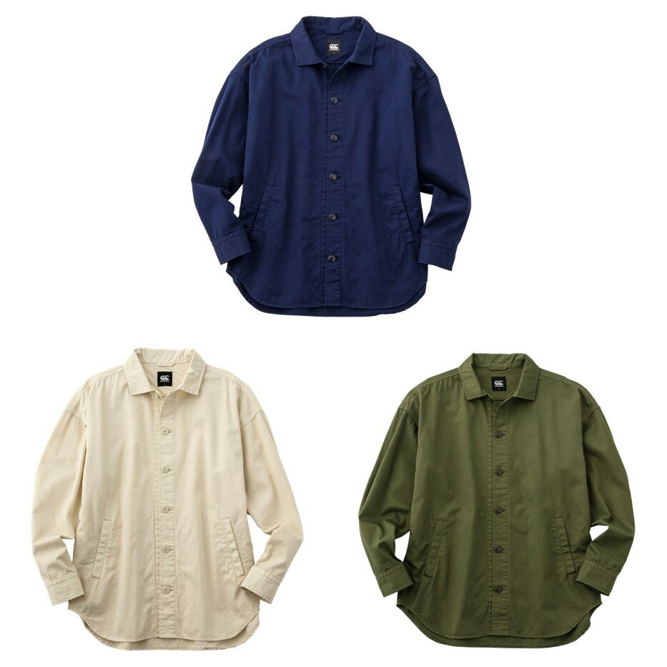 カンタベリー CANTERBURY ラグビーウェア ユニセックス GARMENT DYE SHIRT RA41100 2021SS