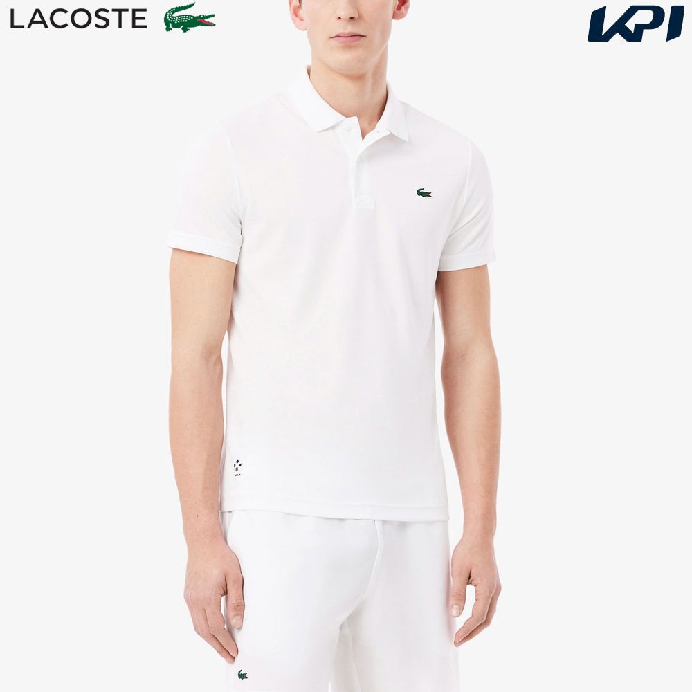 Rakuten - 『即日出荷』ラコステ LACOSTE テニスウェア メンズ 『ダニール・メドベージェフ』コートジャカードウルトラドライポロシャツ DH9985-99-001 2026SS