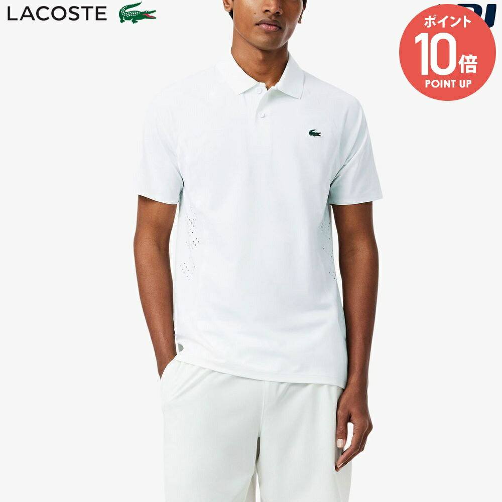 『即日出荷』ラコステ LACOSTE テニスウェア メンズ 『ノバク・ジョコビッチ』シームレスポロシャツ DH9986-99-001 2026SS