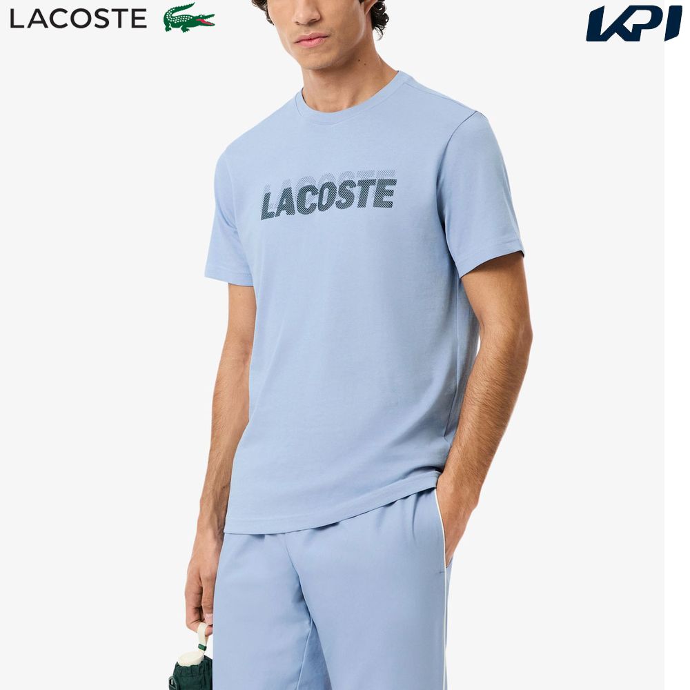 ラコステ LACOSTE テニスウェア メンズ ブランドネームロゴプリントウルトラドライTシャツ TH0217-99-9N5 2026SS「タオルキャンペーン対象」『即日出荷』