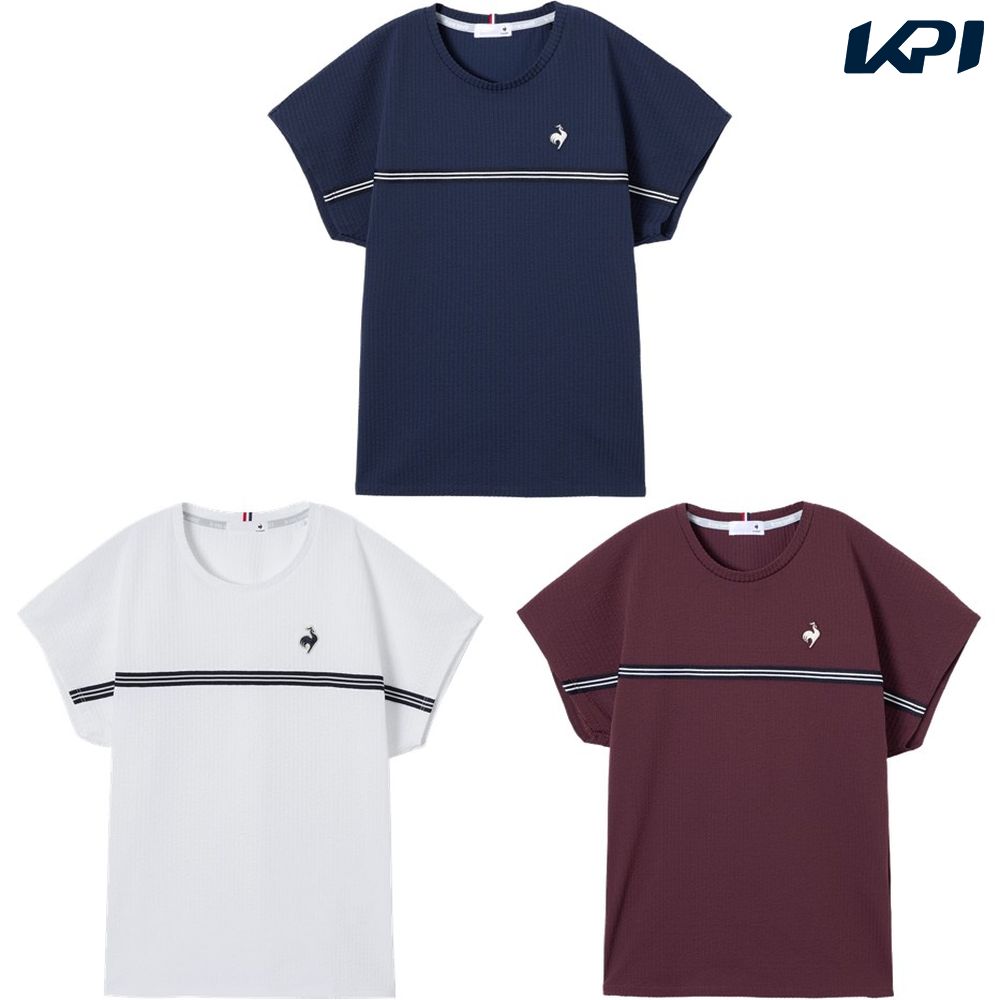 ルコック le coq sportif テニスウェア レディース 半袖ゲームシャツ LN5FHT20L 2025FW