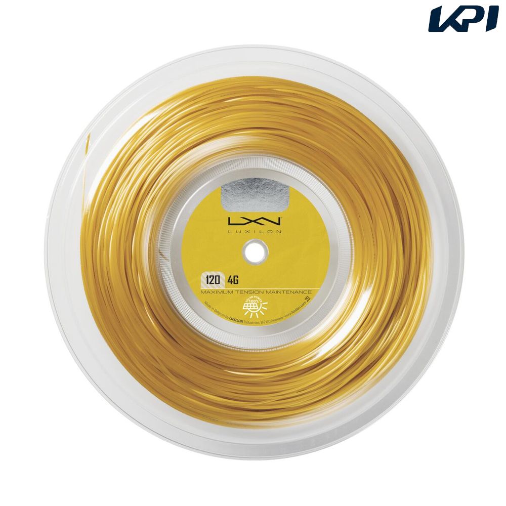 ルキシロン LUXILON テニスガット・ストリング LUXILON 4G 120 200M REEL GOLD 120 200mロール WR8313301120