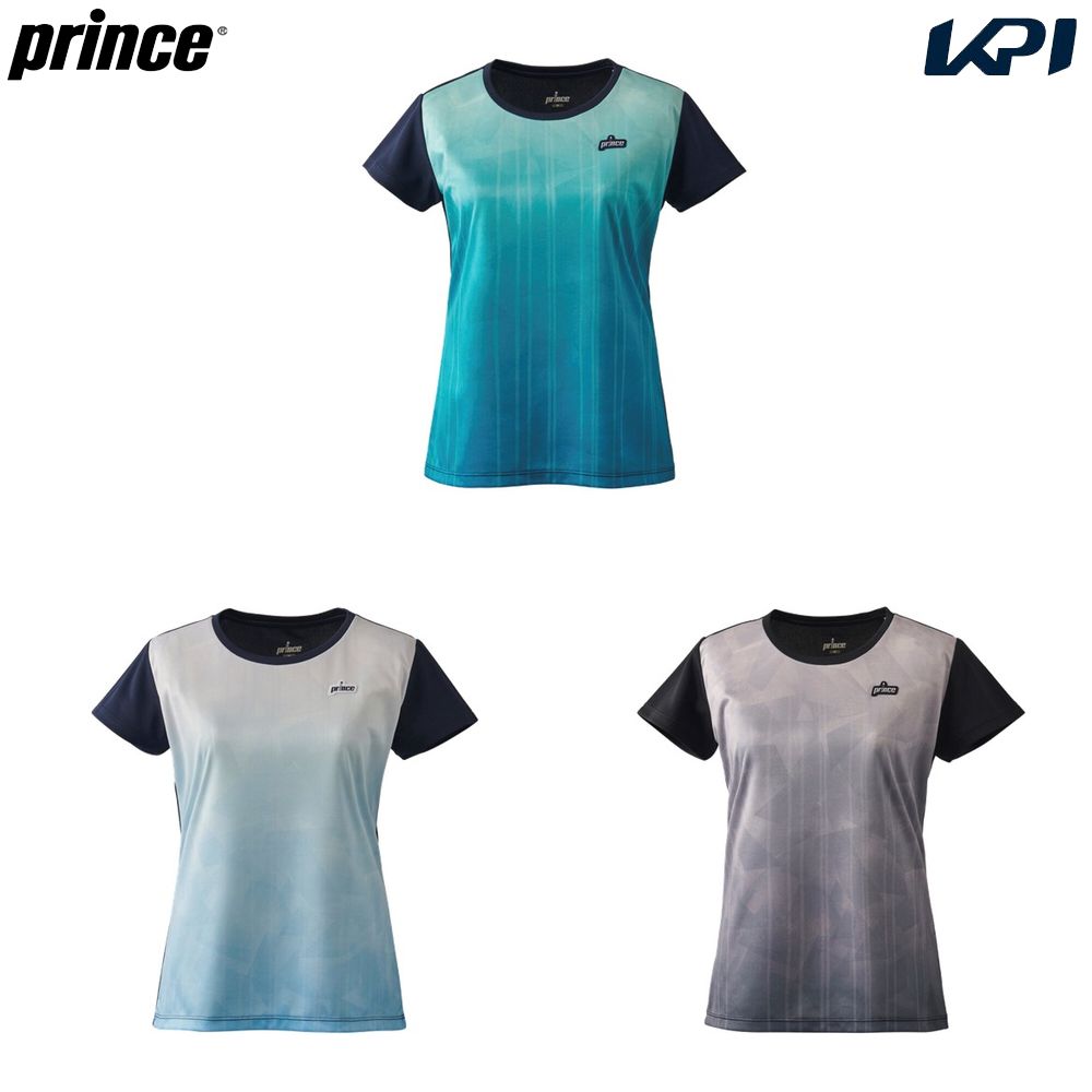 プリンス Prince テニスウェア レディース ゲームシャツ TML194T 2024SS