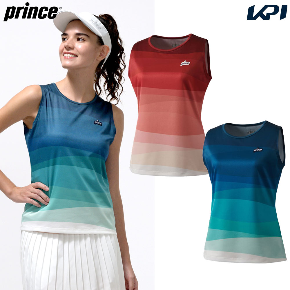 プリンス Prince テニスウェア レディース ゲームシャツ WS5052 2025SS