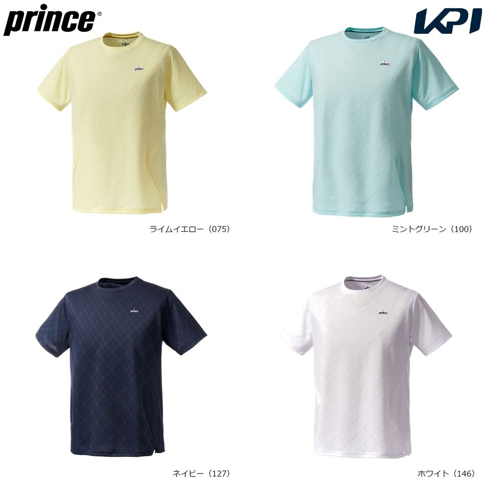 プリンス Prince テニスウェア ユニセックス ゲームシャツ MS6006 2026SS 1月下旬発売予定※予約