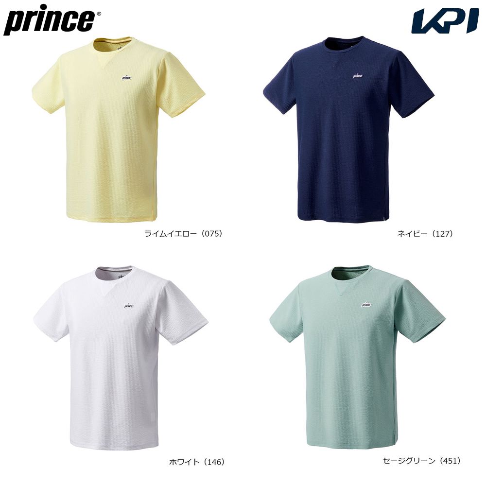プリンス Prince テニスウェア ユニセックス ゲームシャツ MS6011 2026SS 2月下旬発売予定※予約