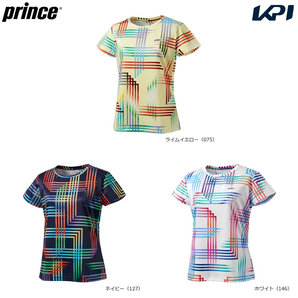 プリンス Prince テニスウェア レディース ゲームシャツ WS6053 2026SS 1月下旬発売予定※予約