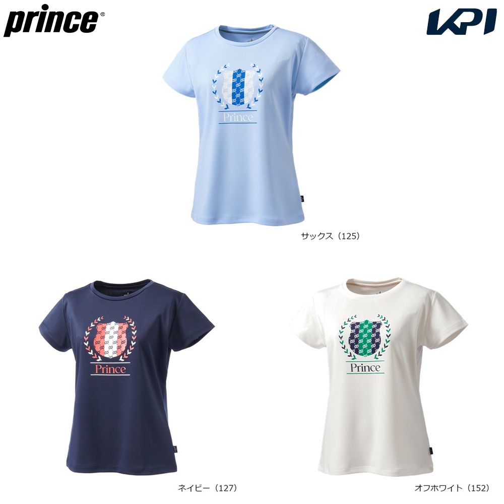 プリンス Prince テニスウェア レディース Tシャツ WS6073 2026SS 3月下旬発売予定※予約