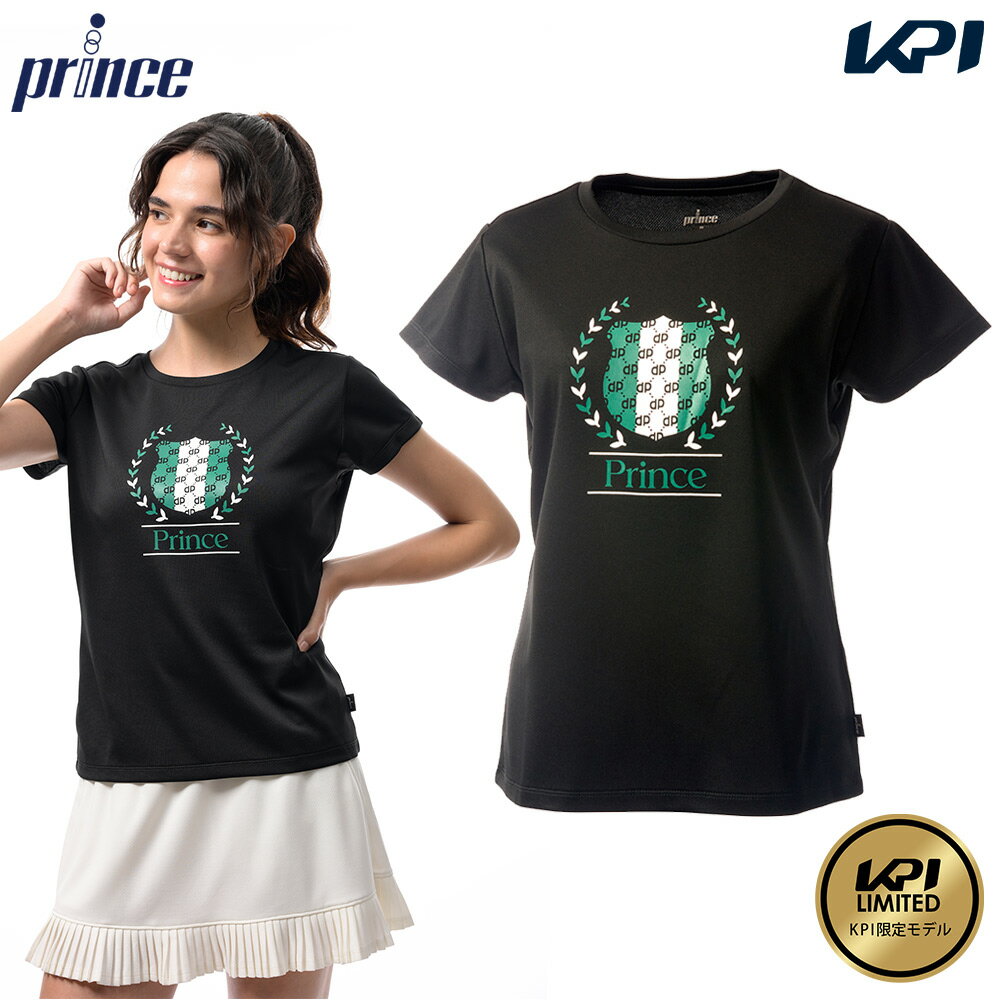 プリンス Prince テニスウェア レディース Tシャツ KPI限定コラボモデル WS6073K 2026SS 4月下旬発売予定※予約