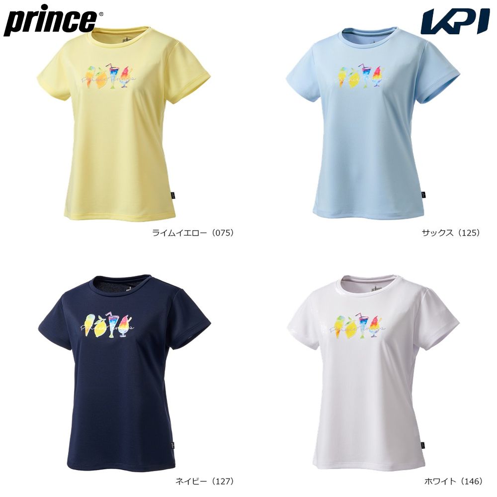 プリンス Prince テニスウェア レディース Tシャツ WS6078 2026SS 4月下旬発売予定※予約