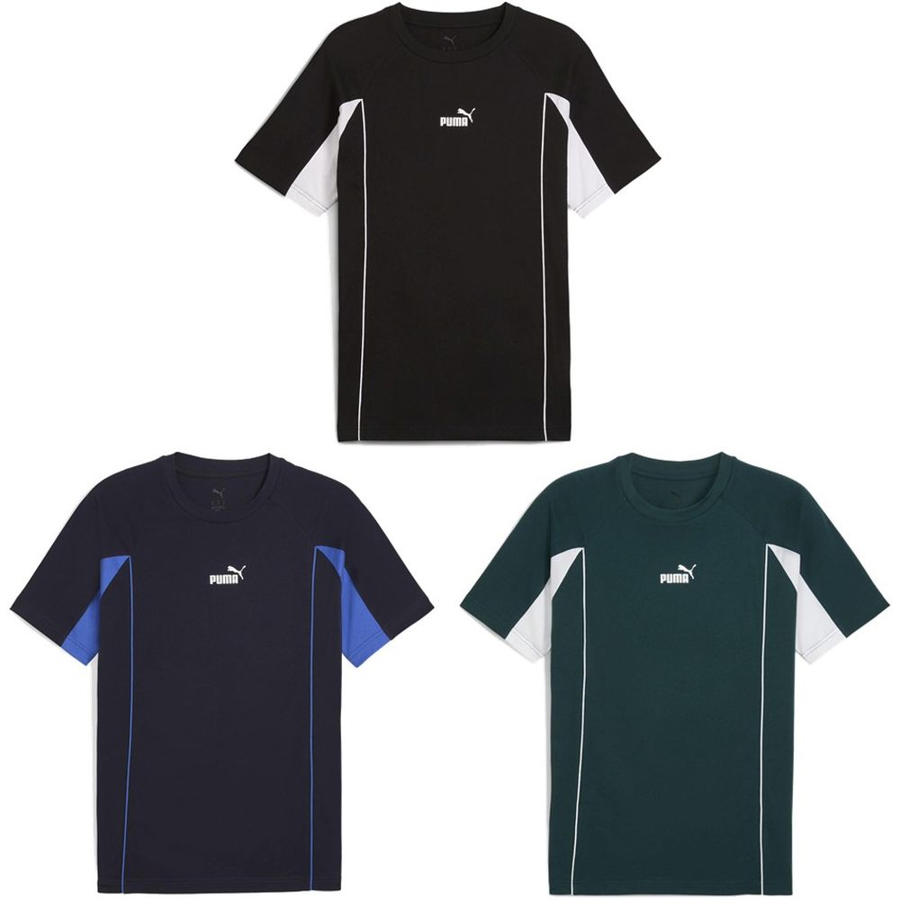 PUMABlack(01) NewNavy(16) GreenTerrain(75) メーカー希望小売価格はメーカーカタログに基づいて掲載しています。 普段使いからスポーツシーンまで使いやすいリラックスフィットのTシャツ。リサイクルコットンを20%以上使用しています。 商品説明 素材・材質：本体/天竺:コットン75%コットン(リサイクル)25%、衿/リブ:コットン60%コットン(リサイクル)20%ポリエステル(リサイクル)20%原産国：バングラデシュ プーマ PUMA マルチSP ウェア マルチSPウェア PUMA SPORT Tシャツ 2025FW
