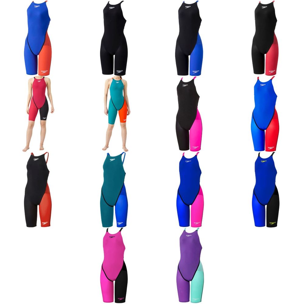 スピード Speedo 水泳水着 レディース Fastskin ProIII Openback Kneeskin SCW12101F