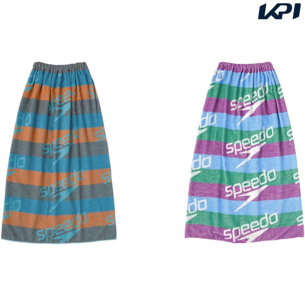 スピード Speedo 水泳タオル ユニセックス スタックボーダーラップタオル SE62501
