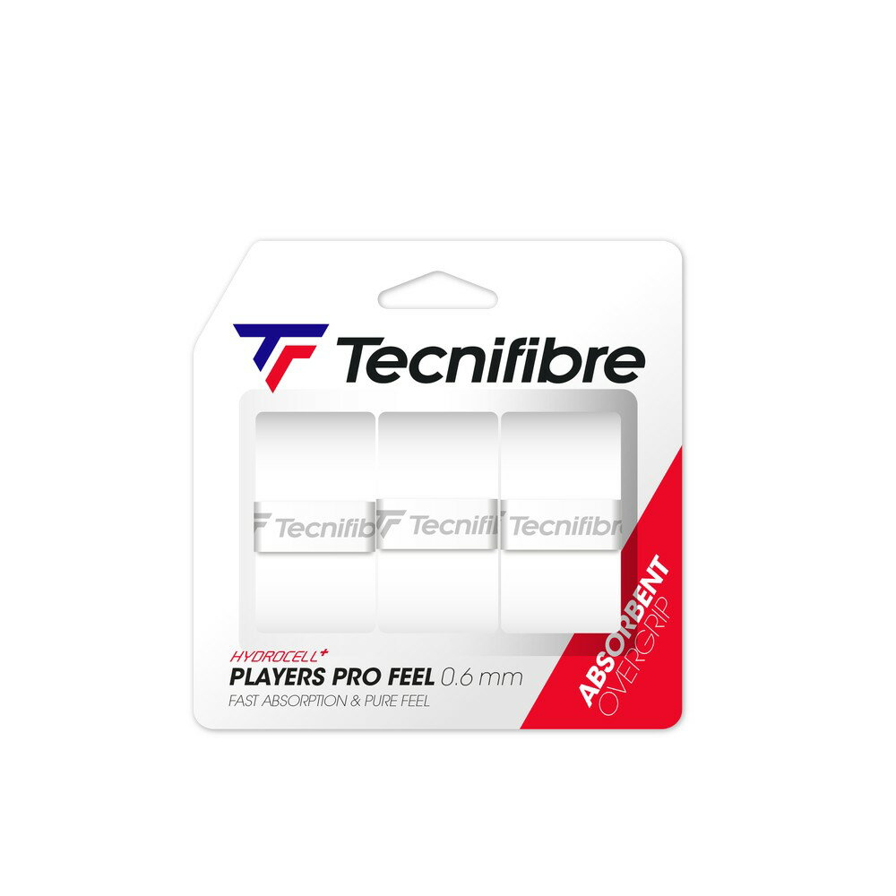 「あす楽対応」テクニファイバー Tecnifibre テニスグリップテープ プレイヤーズ プロフィール 3本入 PLAYERS PRO FEEL 3P TFAA028 『即日出荷』