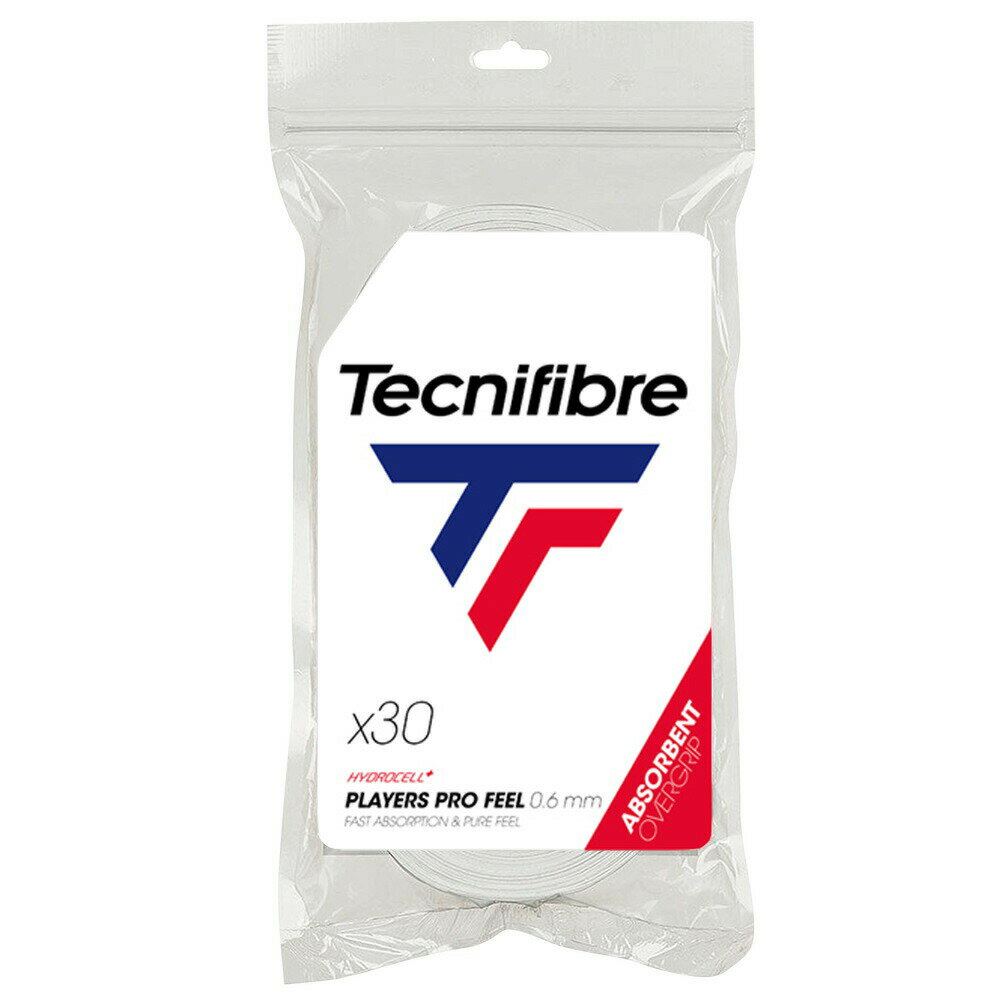 「あす楽対応」テクニファイバー Tecnifibre テニスグリップテープ プレイヤーズ プロフィール 30本入 PLAYERS PRO FEEL 30P TFAA102 『即日出荷』