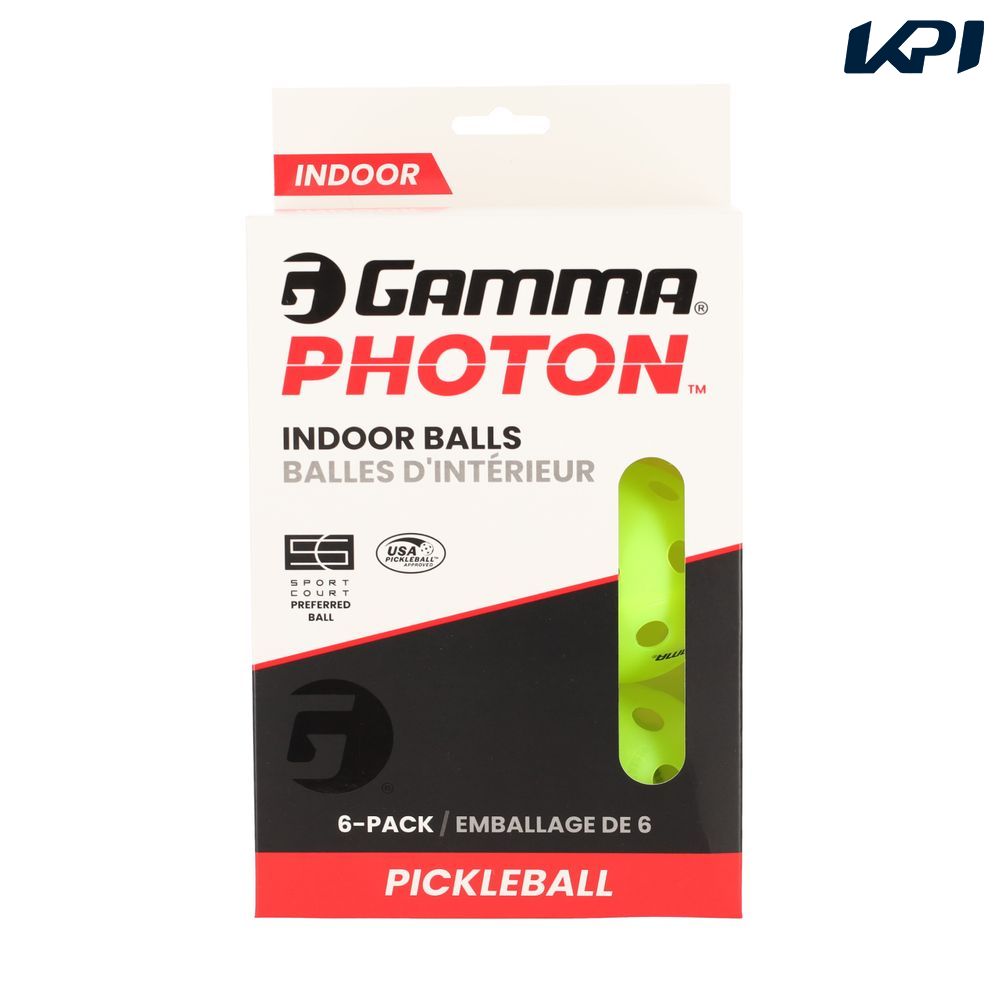 ����� GAMMA �ԥå���ܡ���ܡ��� PICKLEBALL PHOTON INDOOR BALL 6P 1E805860
