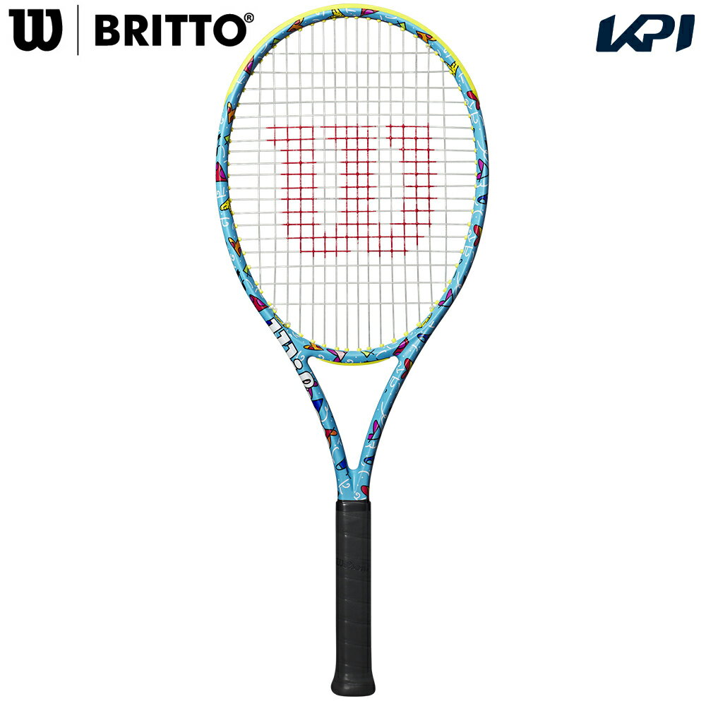 「あす楽対応」「ガット張り上げ済み」ウイルソン Wilson テニスラケット ULTRA 100 V4 BRITTO HEARTS ウルトラ100 ロメロ・ブリットモデル WR128410F2『即日出荷』「エントリーで特典プレゼントキャンペーン」