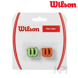 「あす楽対応」Wilson（ウイルソン）「PRO FEEL（プロフィール）グリーン＆オレンジ WRZ537600」振動止め『即日出荷』
