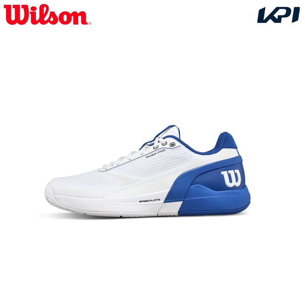 ウイルソン Wilson テニスシューズ メンズ RUSH PRO 5 Wh/D V Blue/Sa ラッシュプロ 5 オールコート用 WRS338520U
