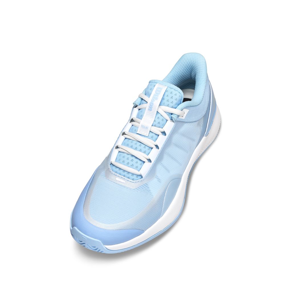 ウイルソン Wilson テニスシューズ レディース INTRIGUE TOUR Airy Blue/W イント...
