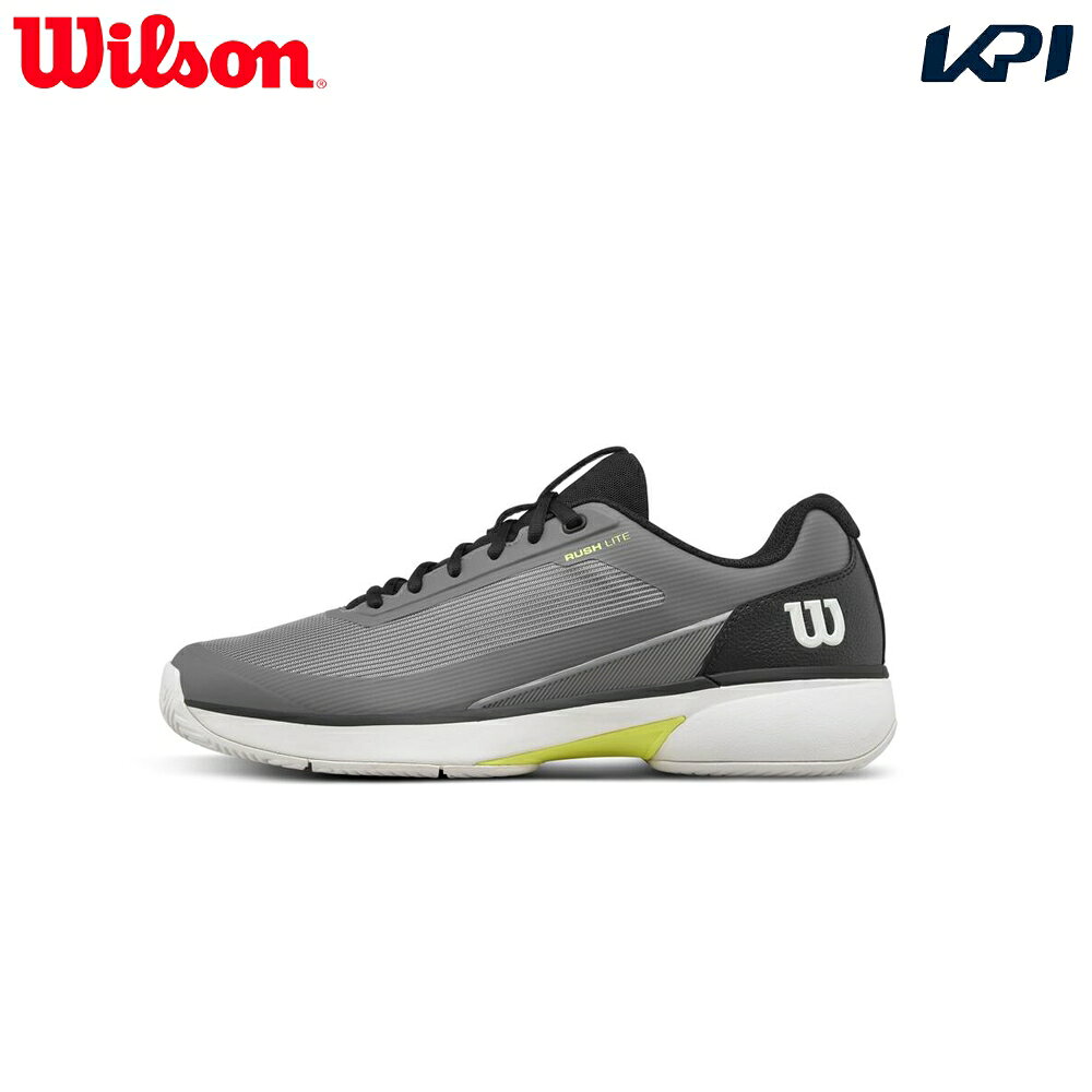 ウイルソン Wilson テニスシューズ メンズ RUSH LITE 5 Titanium/Snow ラッシュライト 5 オムニコート用 WRS339630U
