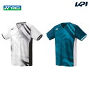 ヨネックス YONEX テニスウェア メンズ ゲームシャツ(フィットスタイル) 10566 2024SS