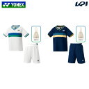 ヨネックス YONEX テニスウェア ジュニア Tシャツ+ハーフパンツセット 48001J 2024FW