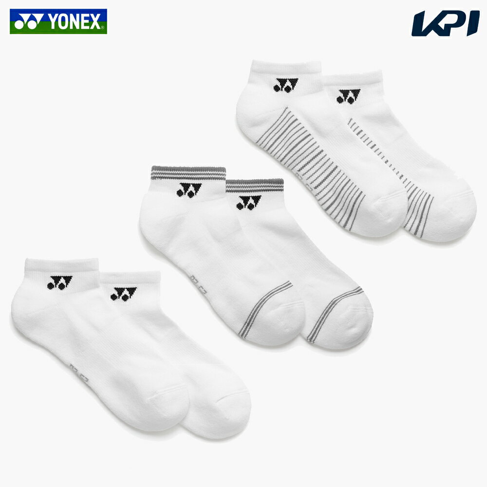 「3足セット」ヨネックス YONEX テニスウェア レディース ウィメンズ スニーカーインソックス 3P 受注会限定モデル 29265Y 2026SS 4月中旬発売予定※予約
