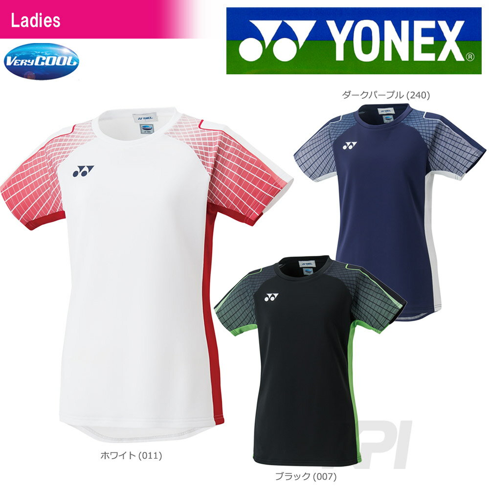 『即日出荷』YONEX(ヨネックス)「WOMEN レディース フィットシャツ 20388」バドミントンウェア「2017FW」 夏用 冷感